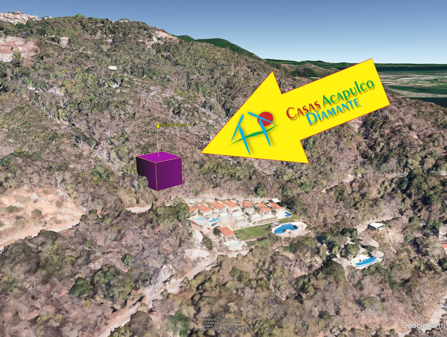 Terreno Brisas del Marqués Manzana G Lote 14 - Ubicación satelital y entorno 5